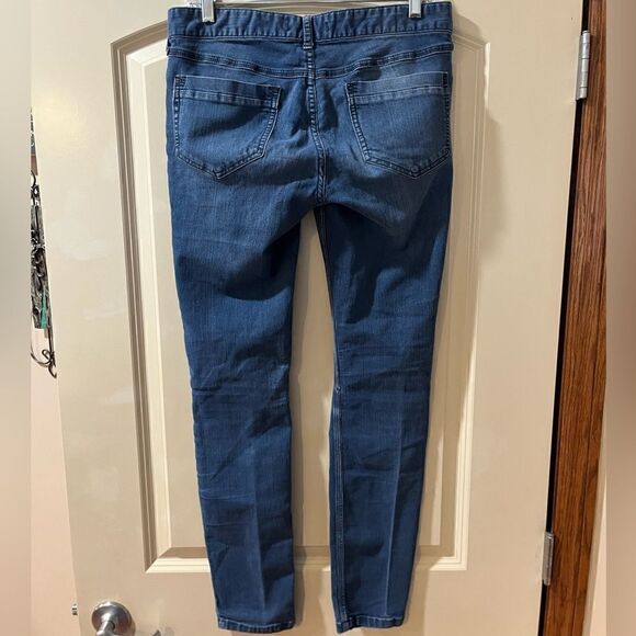 FREE PEOPLE High Rise Skinny Jeans Blue Women’s Size 29 - Picture 2 of 4